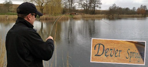 Allan Hooks a Trout!