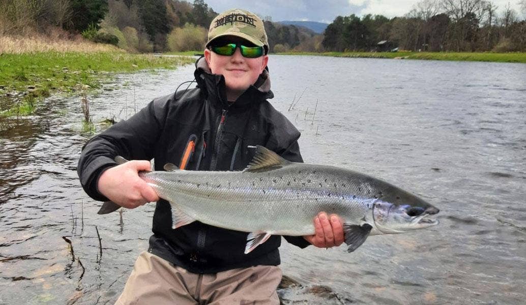 James Penwright Lands His First Atlantic salmon