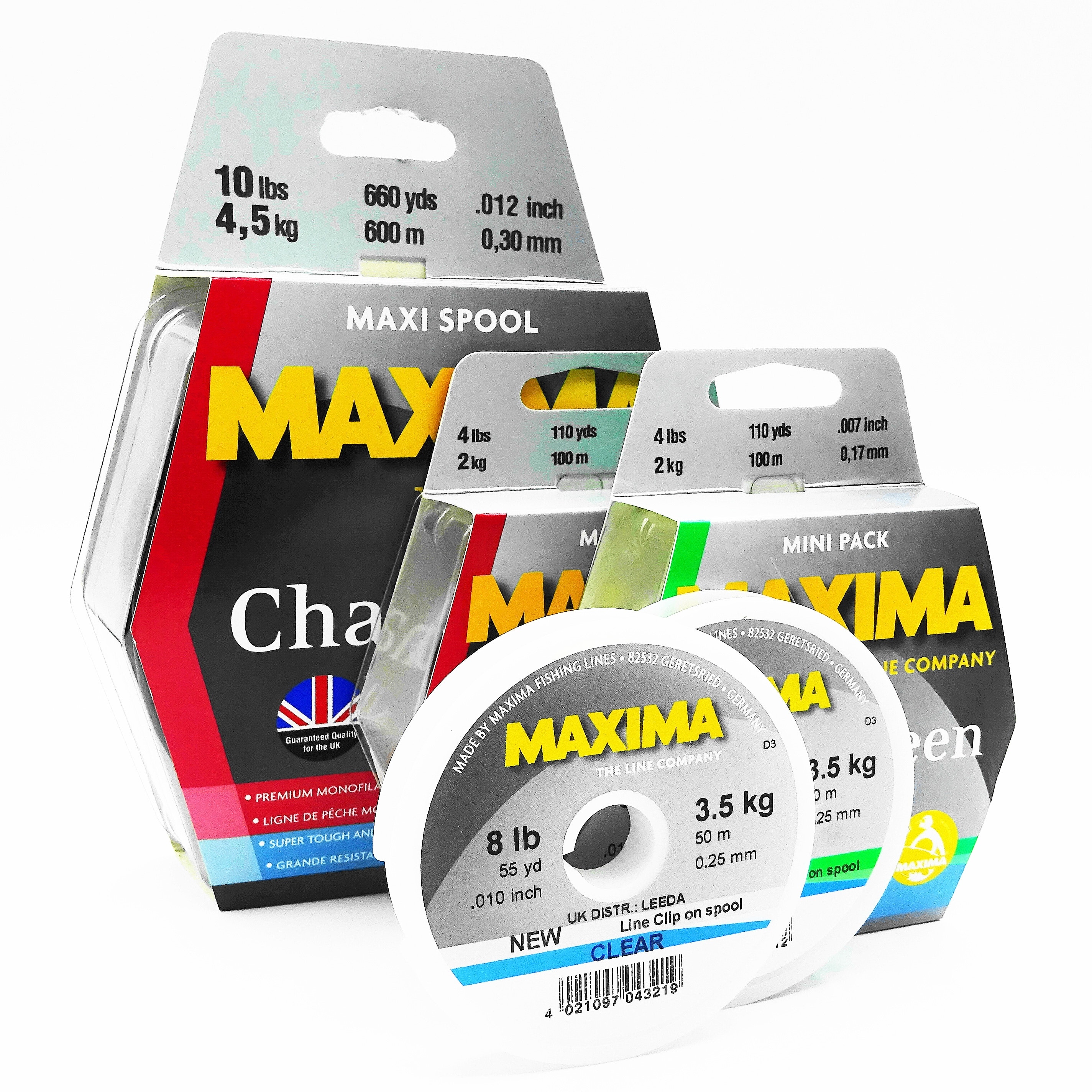 Maxima Crystal Ivory Monofilament Guide Spools Gold Monofilament Fishing Line 