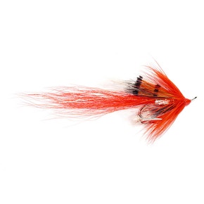 Fulling Mill Ally's Shrimp Red Salmon Fly Double