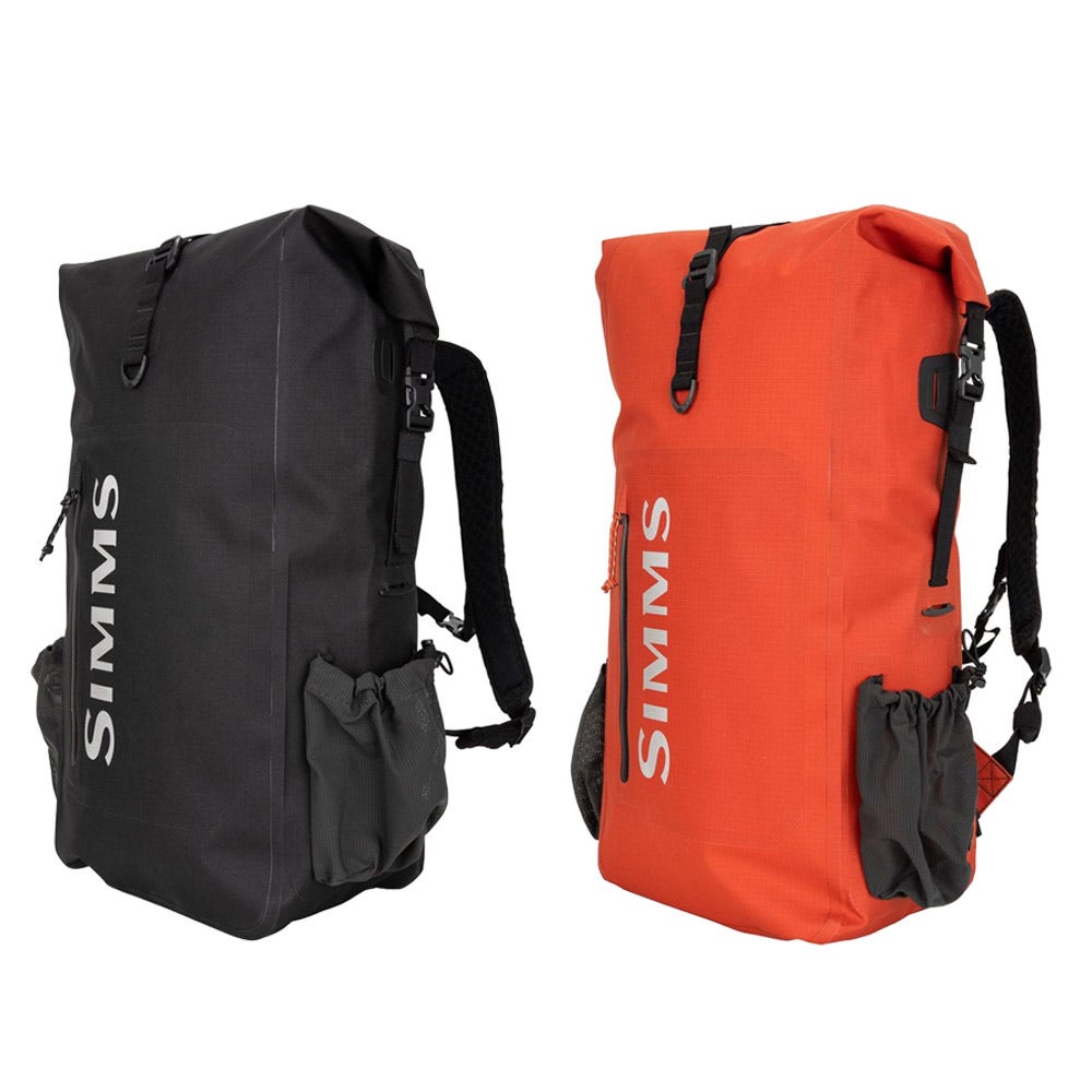 Simms Dry Creek Rolltop Backpack, Waterproof Tackle Bags