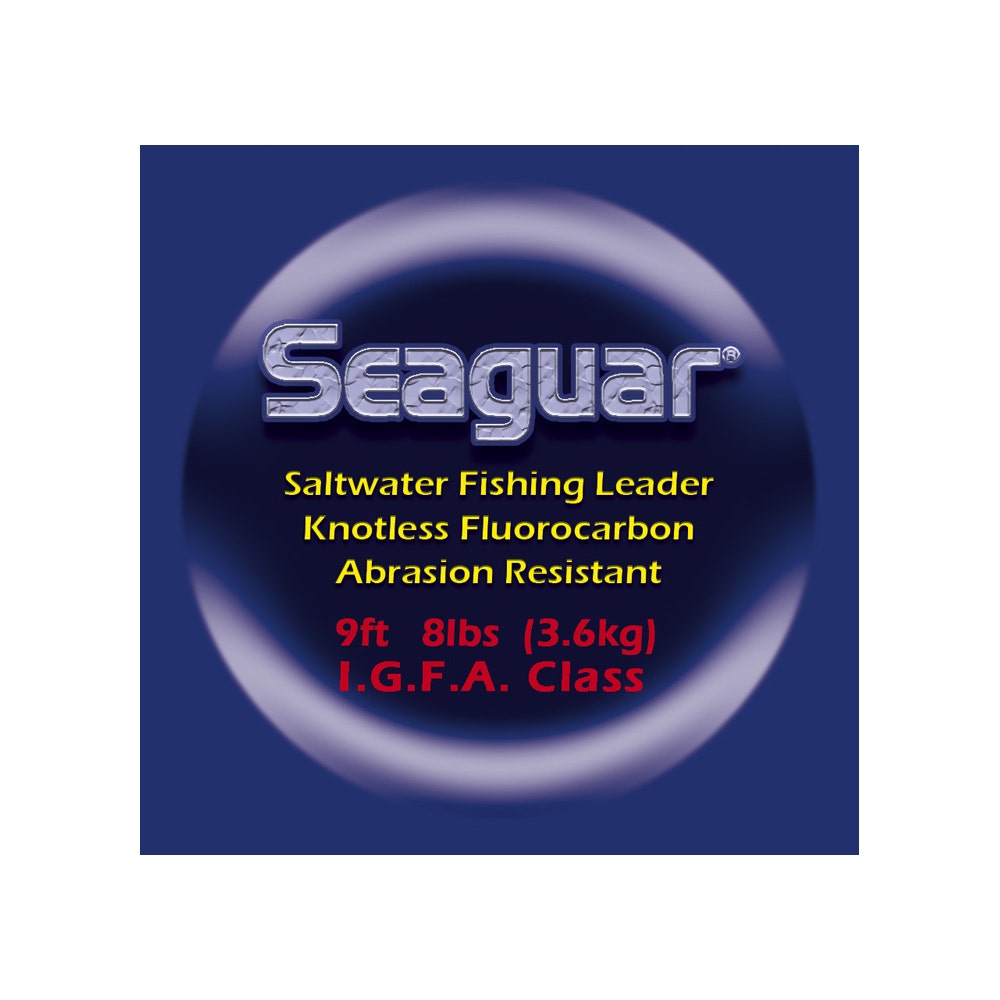 Furled 22 Lb Fluorocarbon/Dyneema Saltwater Fly Fishing Leader 5 foot with RING 