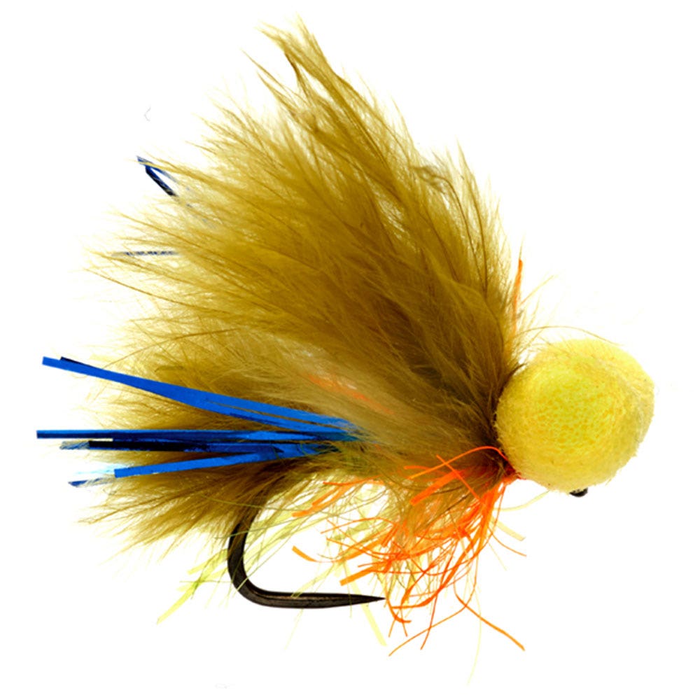 Fulling Mill Jenkins’ Blue Flash Damsel Booby Barbless Fly