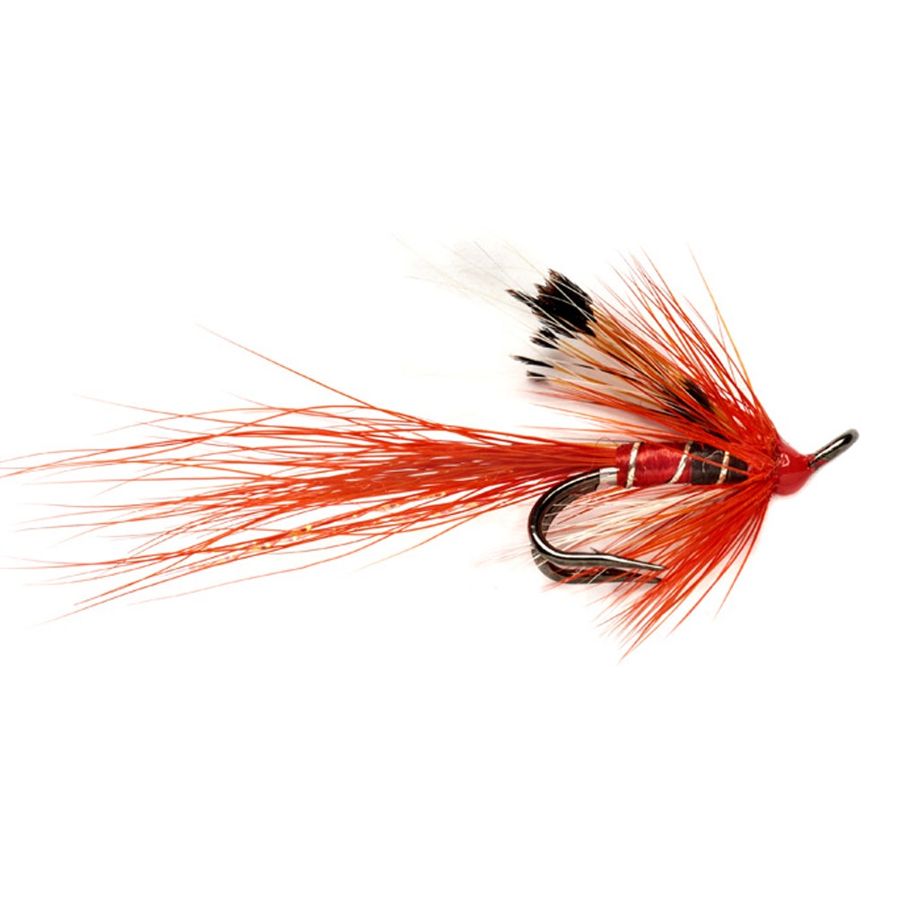 Fulling Mill Allys Shrimp Red Micro Double Fly