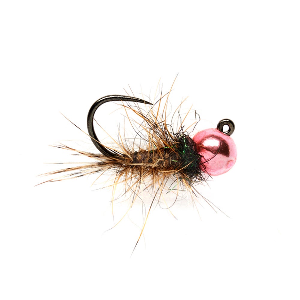 Fulling Mill Rozas Pink Hares Ear Barbless Jig Fly
