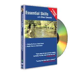 Essential Skills DVD 3 with Oliver Edwards Dry Fly Fishing on Chalk Stream / Mayfly Time on a Chalk Stream