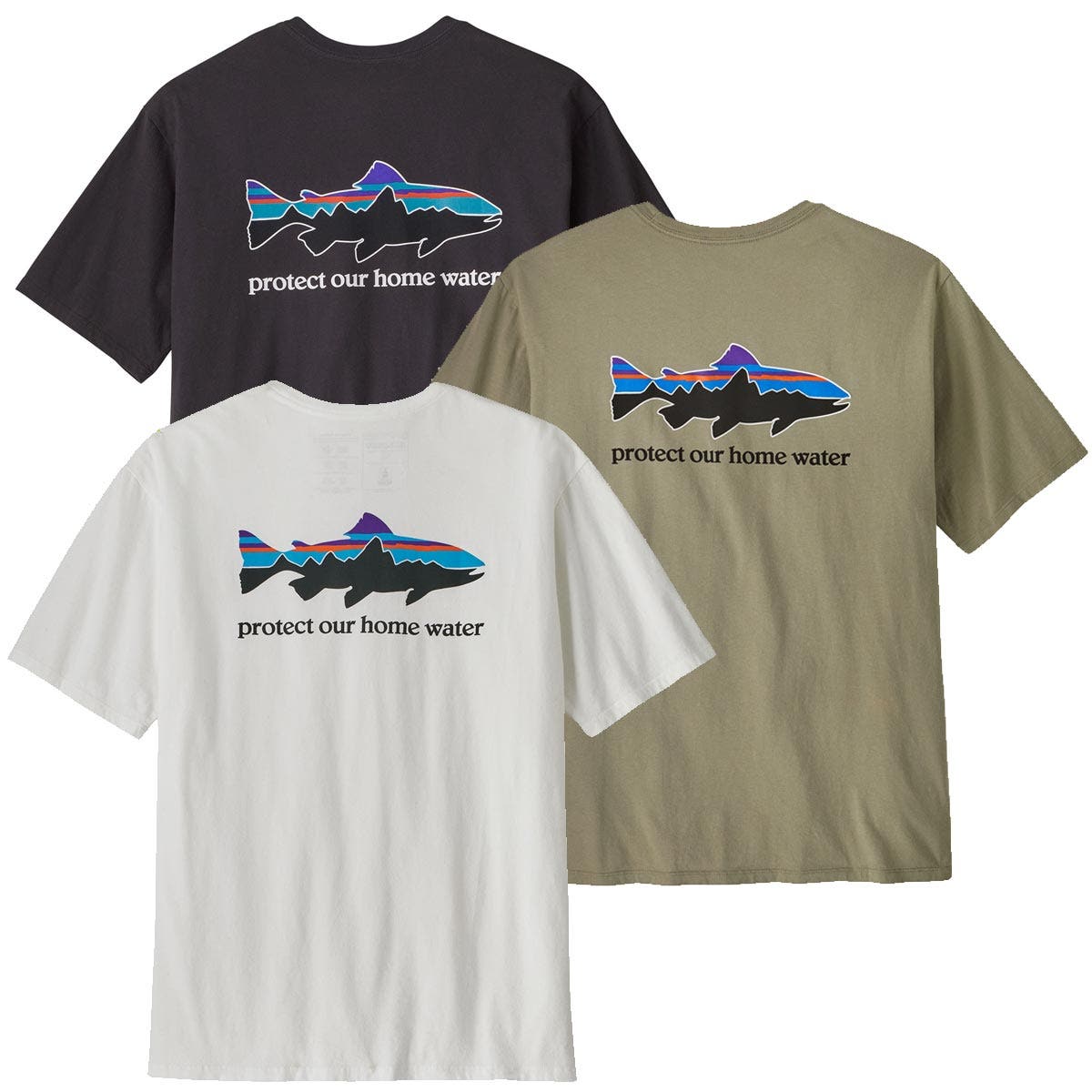 Patagonia Home Water Trout Organic T-Shirt | Cotton Fishing Patagonia Home Water Trout Organic T-Shirt | Cotton Fishing
