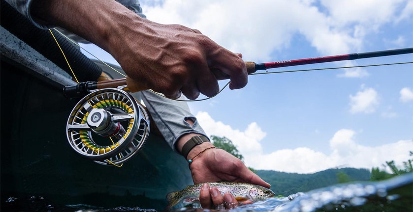 GREYS TITAL FLY REEL IN ACTION