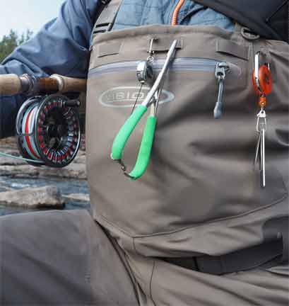 VISION KOSKI STOCKINGFOOT WADERS IN ACTION