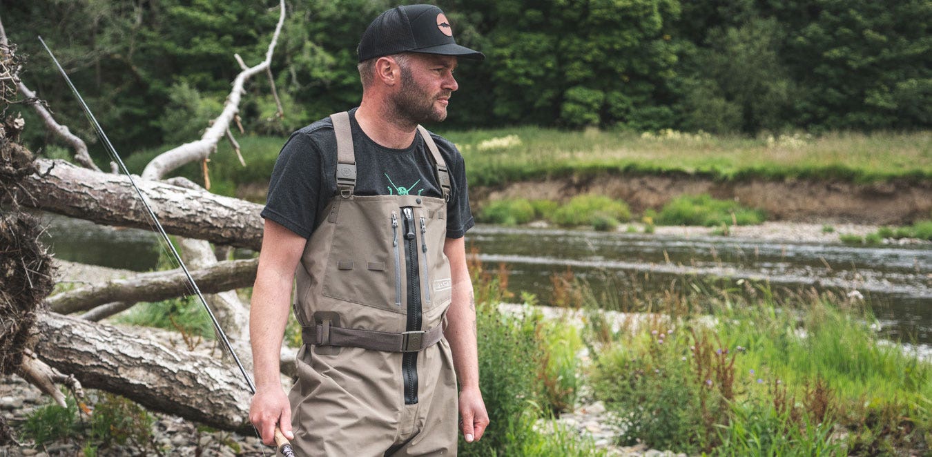 VISION KOSKI ZIP STOCKINGFOOT WADERS