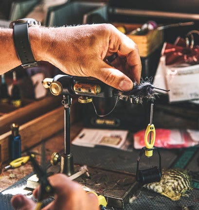 LOON CORE FLY TYING KIT IN ACTION