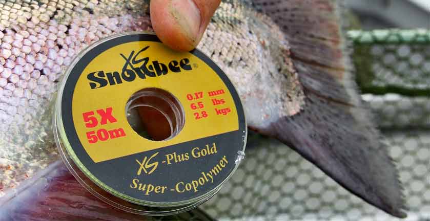 SNOWBEE XS PLUS GOLD SUPER COPOLYMER TIPPET