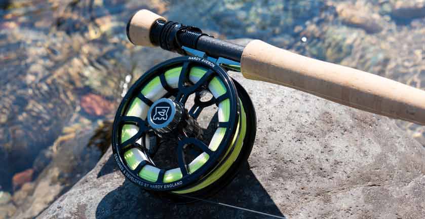 HARDY AVERON FLY REEL - IN ACTION