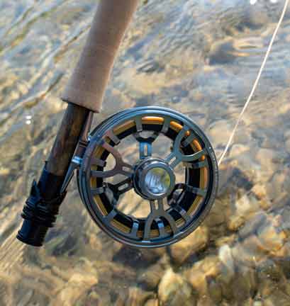 HARDY AVERON FLY REEL - IN ACTION