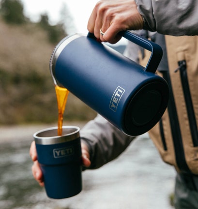 YETI FRENCH PRESS IN USE