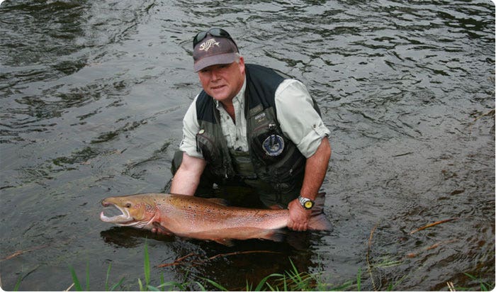 Trout caught in Suir, Ireland
