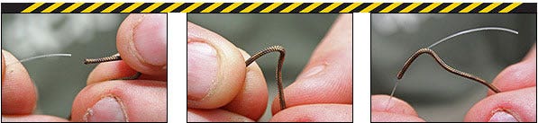 Tie a Needle Knot - Cut the end of your main line