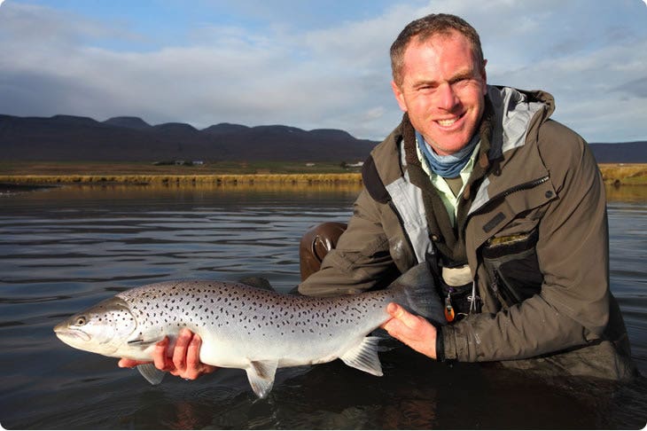 Tom Festing of Sportfish fishing in Iceland