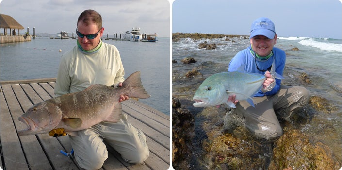 Allan fishing in the Maldives