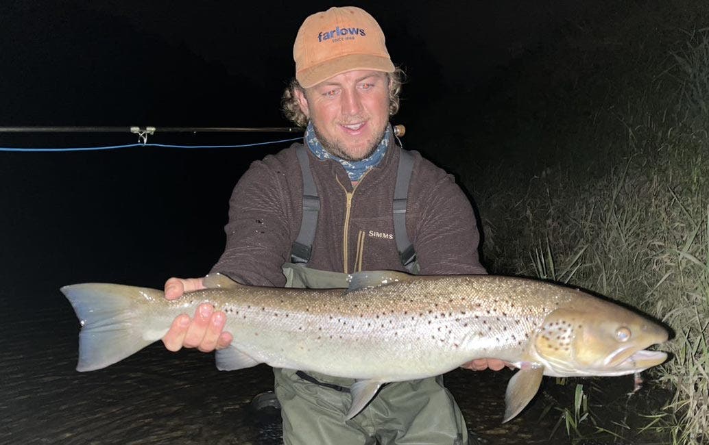 Colton Kelly Sea Trout Catch