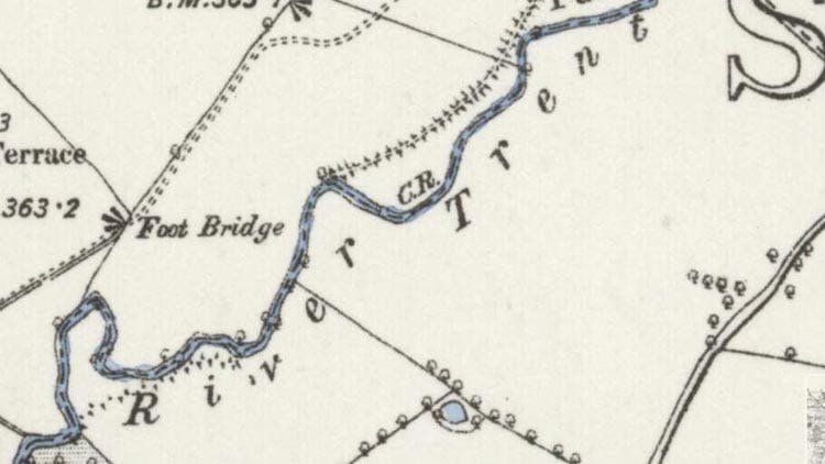 River Trent 19th Century Channel River Trent 19th Century Channel