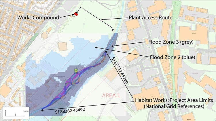 Early site plan