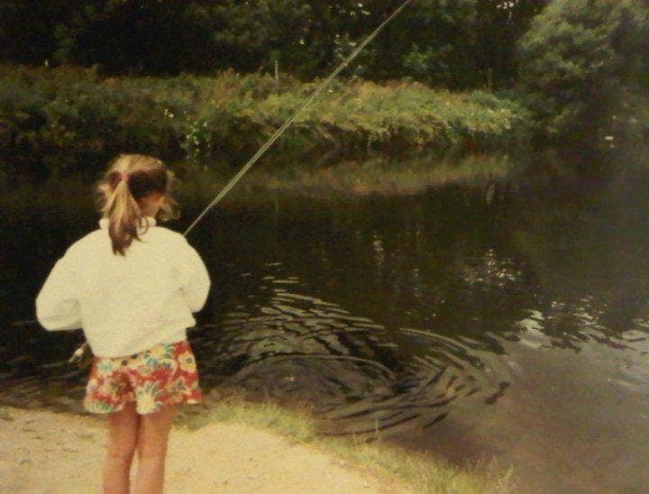 Lucy started fly fishing at the age of 5 Lucy started fly fishing at the age of 5