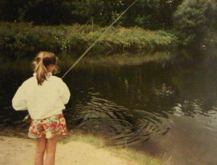 Lucy started fly fishing at the age of 5