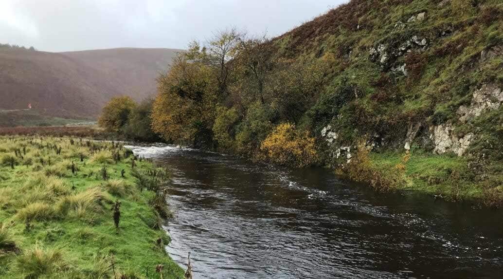 One of my favourite stretches (and where Iain caught his first salmon of the trip)